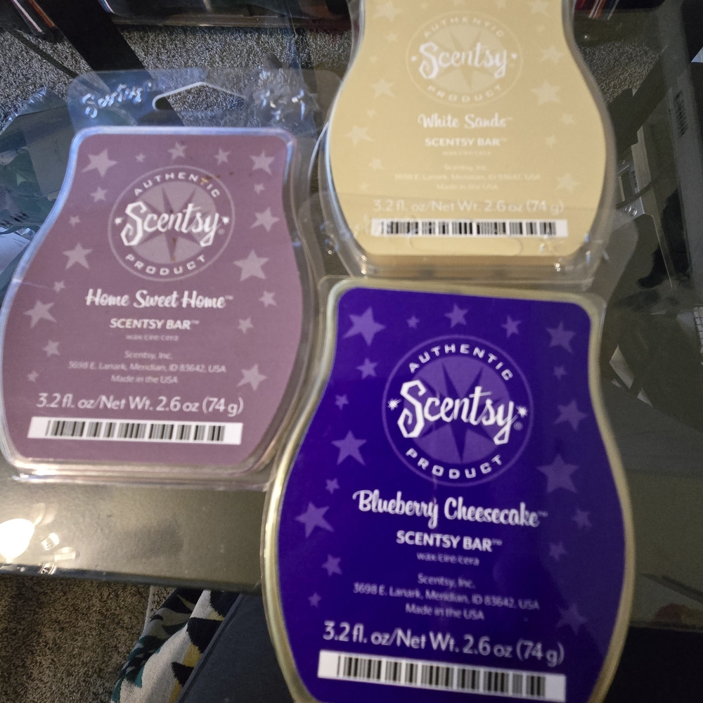 Scentsy Wax Melts Set - 3 Scents/never Used